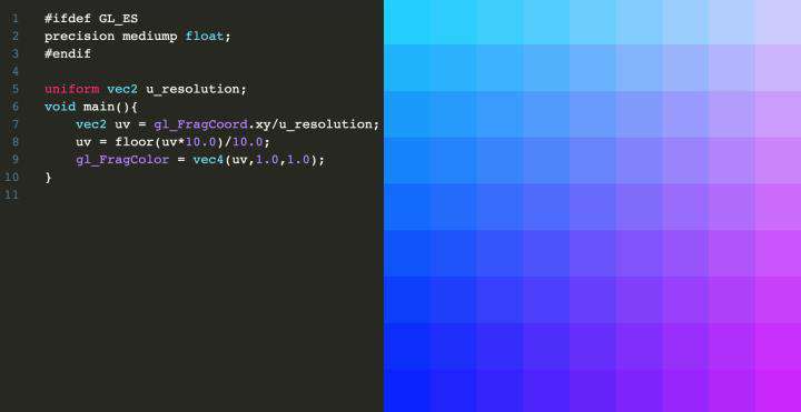 2D shader 小打小闹 之像素化
